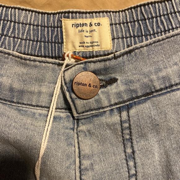 Ripton Court Jorts athletic jean shorts - Picture 3 of 3